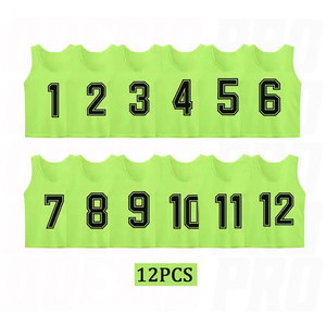 Wholesale Custom Soccer <b>Training</b> <b>Bibs</b> Big Mesh Quick Dry Warm Vest Custom Logo Printing Heat Transfer Unisex Sports Practice - Product Image 2