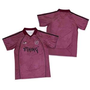 ผู้ผลิตเสื้อฟุตบอลวินเทจ เสื้อฟุตบอลย้อนยุค ชุดฟุตบอลแบบคลาสสิกสั่งทำได้ ขายส่ง OEM ดีไซน์คลาสสิก ปักโลโก้ - Product Image 2