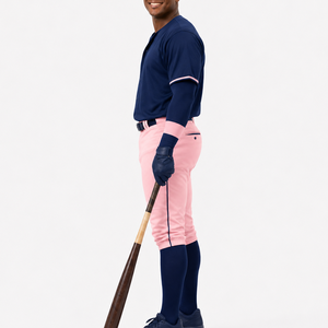 Uniforme de baseball confortable et élégant, tissu doux au toucher, matière extensible, double uniforme de baseball de qualité supérieure pour hommes - Product Image 4