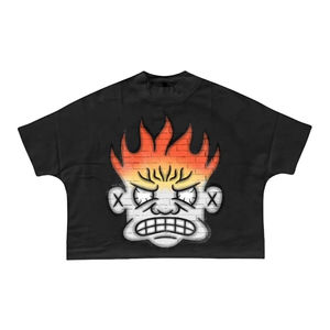 T-shirt graphique surdimensionné personnalisé, streetwear graffiti, mode hip hop, imprimé vintage cartoon, t-shirt unisexe d'été, mode streetwear - Product Image 4