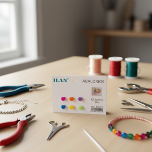 Ilan Abalorios a forma di cuore 5x9mm 20 pezzi per la creazione di gioielli - Product Image 3