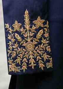 Traje de Novio Salwar Kameez para Boda India/Pakistaní, con Bordado Zari, Traje Tradicional Barat de Lujo, Sin Arrugas - Product Image 2