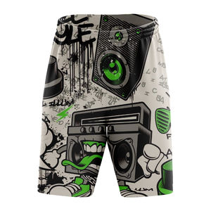 Shorts de sport 2-en-1 personnalisés pour la course à pied, avec fentes latérales, extensibles dans 4 directions, respirants, doublure en maille 100% polyester et cordon de serrage - Product Image 6
