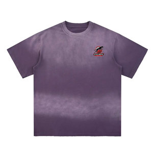 T-shirt de haute qualité effet délavé, t-shirt le plus vendu pour hommes, t-shirt uni effet délavé pour adulte - Product Image 1