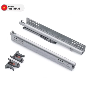 Correderas Inferiores Ajustables de Cierre Suave, Correderas de Cajón de Metal de Extensión Completa de Alta Resistencia - Product Image 1