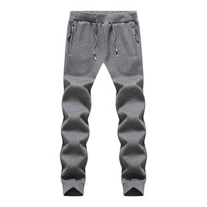 <b>Jogger</b> Pants <b>Men</b> Padded Cotton Polyester Blend <b>Joggers</b> <b>Thermal</b> Insulated Winter Trousers Elastic Joggars Pant - Product Image 3