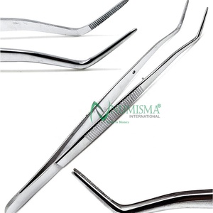 Pinces manuelles à pointes angulées en acier inoxydable, pinces dentaires de collège, instruments chirurgicaux personnalisés - Product Image 5