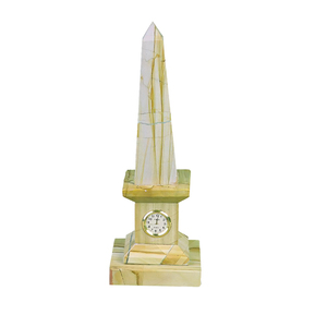 Hand Finished Onyx Marble <b>Clock</b> Artistic Decorative Onyx Marble <b>Clock</b> For Interior Design And Decoration - Product Image 4