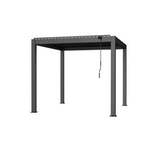 Pergola Manuale da Esterno con Lamelle Orientabili, Combinazione di Persiane e Tettoia per Spazi Interni ed Esterni - Product Image 1