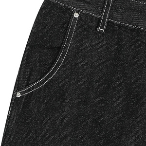Shorts en jean vintage délavé coupe droite pour homme, style streetwear américain de haute qualité, shorts en jean amples pour homme, été - Product Image 6