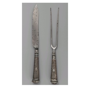 Iron Cast Customized Shape Medieval <b>Vintage</b> <b>Cutlery</b> <b>Set</b> with Knife Fork Spoon and Twisted Handles for Home Decoration - Product Image 6