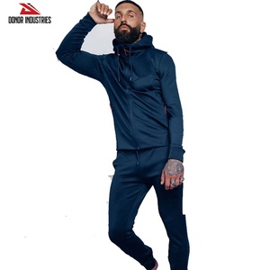 Traje deportivo de entrenamiento transpirable para hombre, venta al por mayor, pantalones de chándal de verano con Sudadera con capucha, conjunto de dos piezas para la temporada de primavera - Product Image 3