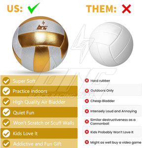 Ballon de volley léger, en promotion, service OEM, dernier design, pour l'entraînement - Product Image 4