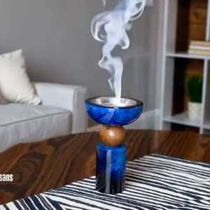 Skill Artisan New Handmade Color Resin Pattern Bakhoor <b>Burner</b> Wedding Religious Aromatic Fragrance Durable Eco-Friendly Incense - Product Image 5