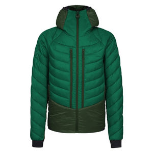 Chaqueta bomber acolchada de algodón para hombre, plegable, con capucha, aislante, para correr, viajar y hacer senderismo. - Product Image 1