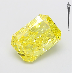 Diamante Cultivado en Laboratorio con Certificación IGI, Corte Radiante de 3.00 CT, Color Amarillo Intenso Fantasía, Claridad VVS2, CVD LG 792667737, ROYAL GEMS PARA JOYERÍA - Product Image 3