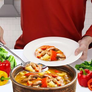 3-Piece Silver Stainless Steel <b>Serving</b> Utensils Set Includes 1 <b>Serving</b> <b>Spoon</b> 1 Slotted <b>Spoon</b> for Parties - Product Image 3