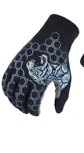 Full <b>Finger</b> Spandex Polyurethane Coated Motocross Gloves Touch Screen Adjustable Wrist <b>Strap</b> Waterproof for Bike/Cycling - Product Image 2