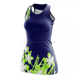 ชุดยูนิฟอร์มเน็ตบอลผู้หญิงแบบแห้งเร็ว ระบายอากาศได้ดี สกรีนโลโก้ได้ตามต้องการ ไซส์พลัส ผลิตจากโพลีเอสเตอร์ - Product Image 2