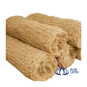 [AVAILABLE] | Bulk Half Moon Coir Fiber Outdoor Carpets <b>Rugs</b> For Bell Tents Camping Travel Washable Reversible OEM Vietnam - Product Image 1