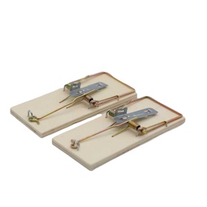 Piège à souris en bois massif réutilisable écologique de haute qualité très efficace pour la lutte antiparasitaire intérieure et extérieure des petites souris - Product Image 1