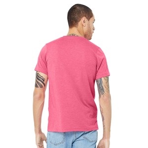T-shirt unisexe à manches courtes et col rond pour homme, logo sur le devant, 100% coton, séchage rapide, respirant, coupe classique, noir uni, 2XL - Product Image 2
