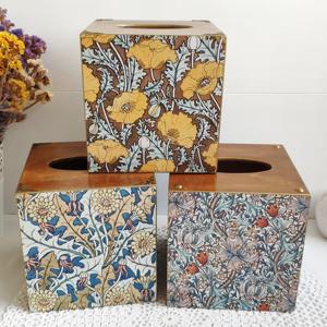 Caja de pañuelos de madera protectora con estampado, saludable, para infusión de aceites esenciales, caja facial al por mayor - Product Image 6