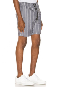 Shorts d'été décontractés en toile pour hommes, à séchage rapide, coupe-vent, taille haute avec cordon de serrage, couleur unie, fabriqués au Pakistan, personnalisables à 100% - Product Image 2