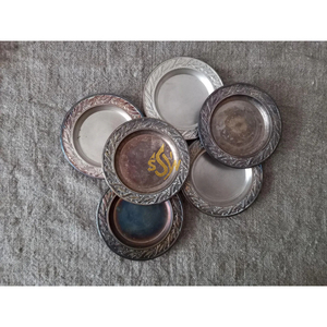 Dining <b>Table</b> <b>Coaster</b> for <b>Table</b> Decoration High Quality Metal Round Shaped <b>Coaster</b> with Holder Customized Stainless Steel Made - Product Image 1