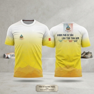 เสื้อยืดวิ่ง OEM สกรีนโลโก้ตามสั่ง คอกลม แขนสั้น แห้งเร็ว ผลิตจากโพลีเอสเตอร์ เสื้อผ้ากีฬาสำหรับฝึกซ้อม 男女兼用 - Product Image 1