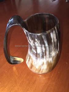 Bière en corne de boeuf de buffle Viking Vintage Horn Mug à collectionner pour la maison et l'hôtel du fournisseur indien - Product Image 6