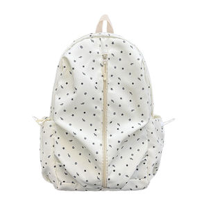 Fashion <b>Student</b> Daypack Durable Corduroy Material With Front Vertical Zipper For Youth Accessory Retail Networks - Product Image 3