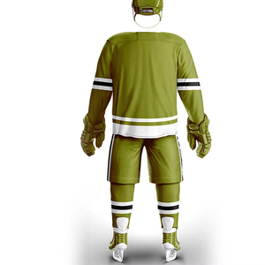 Conjuntos de Uniformes de Hockey sobre Hielo Personalizados para Adultos, Diseño Nuevo, Sublimación, Ropa Deportiva de Secado Rápido, Camisetas de Equipo OEM - Product Image 3
