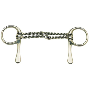 บิตม้าแบบ All-Horse Snaffle พร้อมปากบิตแบบเรียบ บิตครึ่งช้อนสำหรับสัตว์ บิตสแตนเลสสตีล - Product Image 5