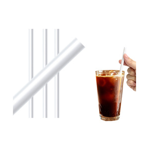 [DONGILPLATECHI] Diang 7x210 mm PLA Biodegradable <b>Straws</b> Eco Friendly <b>Disposable</b> Coffee <b>Straws</b> for Hot and Cold Drinks - Product Image 1