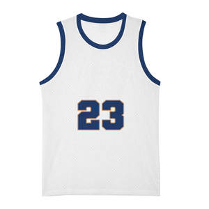 Uniforme de Baloncesto Reversible de Secado Rápido para Niñas, Diseño Personalizado, Color Azul Marino y Blanco, Malla Transpirable, Directo de Fábrica - Product Image 2