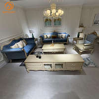 Hôtel Salon Royal Mobilier Européen Villa Français De Luxe Français Ensemble Appartement En Bois Massif Antique Personnalisable Table Basse