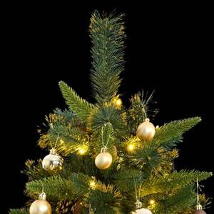 Sapin de Noël Artificiel Articulé avec 300 LED et Ensemble de Boules 94,5'' Décoration Festive - Product Image 2
