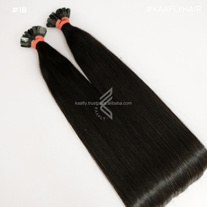 ผมต่อจากคนยุโรปเส้นเดียวย้อมปลายแบนตรงธรรมชาติสีตามสั่ง - Product Image 1