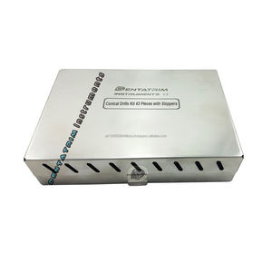 Ensemble de 43 instruments de dentisterie pour implants dentaires avec logo personnalisé forets de chirurgie guidée avec bouchons - Product Image 4