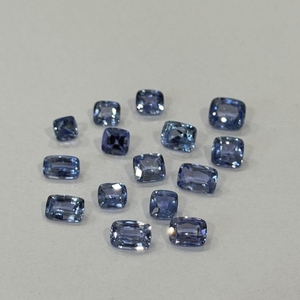 Saphir bleu naturel non chauffé, taille coussin, 1-2 carats, pierre précieuse en vrac, saphirs du Sri Lanka, non traités, qualité bijoux, vente en gros - Product Image 4