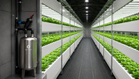 Système d'optimisation de l'eau AquaHex pour l'irrigation goutte à goutte et l'agriculture hydroponique