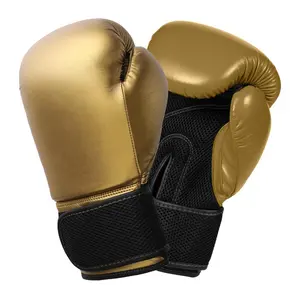 Gold Color Best Style Men boxing gloves