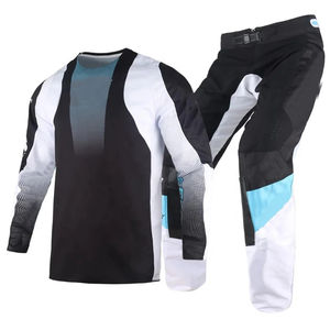 Conjunto de Equipamiento de Motocross Personalizado en Talla y Color, Pantalones y Jersey de Cuero para Carreras MX, Ropa Deportiva con Nombre de Equipo Personalizable, MTB - Product Image 1