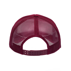 Gorra Trucker Otto de 5 Paneles Lisa al por Mayor, Gorra Trucker de Malla de Espuma en Blanco - Product Image 4