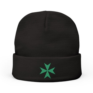 Order of Saint Lazarus Knit Beanie Custom Embroidery Emblem Warm <b>Winter</b> <b>Cap</b> - Product Image 4