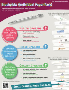 Custom Printed Plastic <b>Toothpicks</b> for Hotels and Restaurants Promotion and Personal Care With Hygienic Packaging - Product Image 3