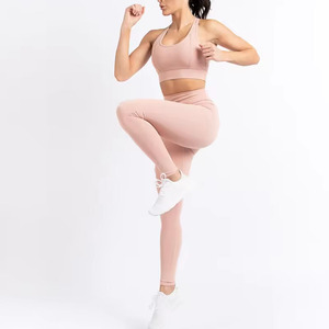 Nuevo Conjunto Deportivo para Mujer, Camiseta sin Mangas para Correr, Leggings de Cintura Alta, Conjunto de 2 Piezas para Gimnasio, Fitness, Yoga - Product Image 2
