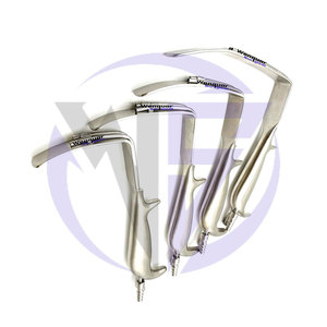 Écarteur mammaire pour chirurgie plastique avec lumière en forme de L, outil médical en acier inoxydable - Product Image 6