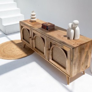 Meuble TV en bois décoratif Vandana Lunaris Vista Arch - Product Image 3